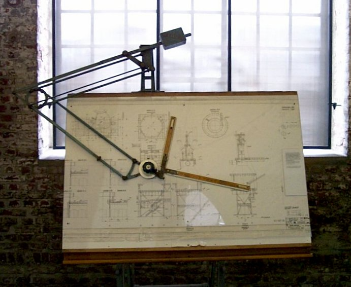 A drafting table
